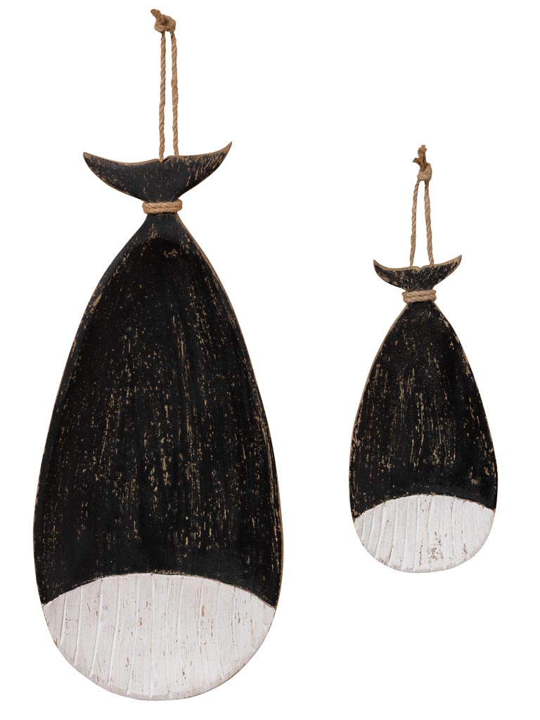 S/2 trinket tray black fish - 3