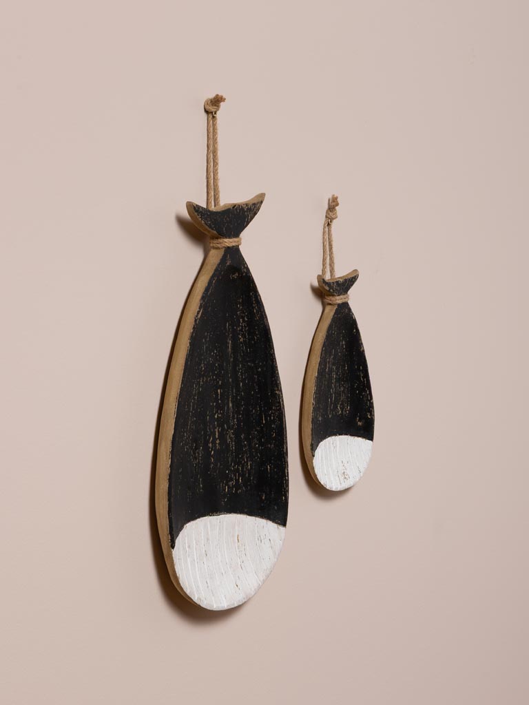 S/2 trinket tray black fish - 4