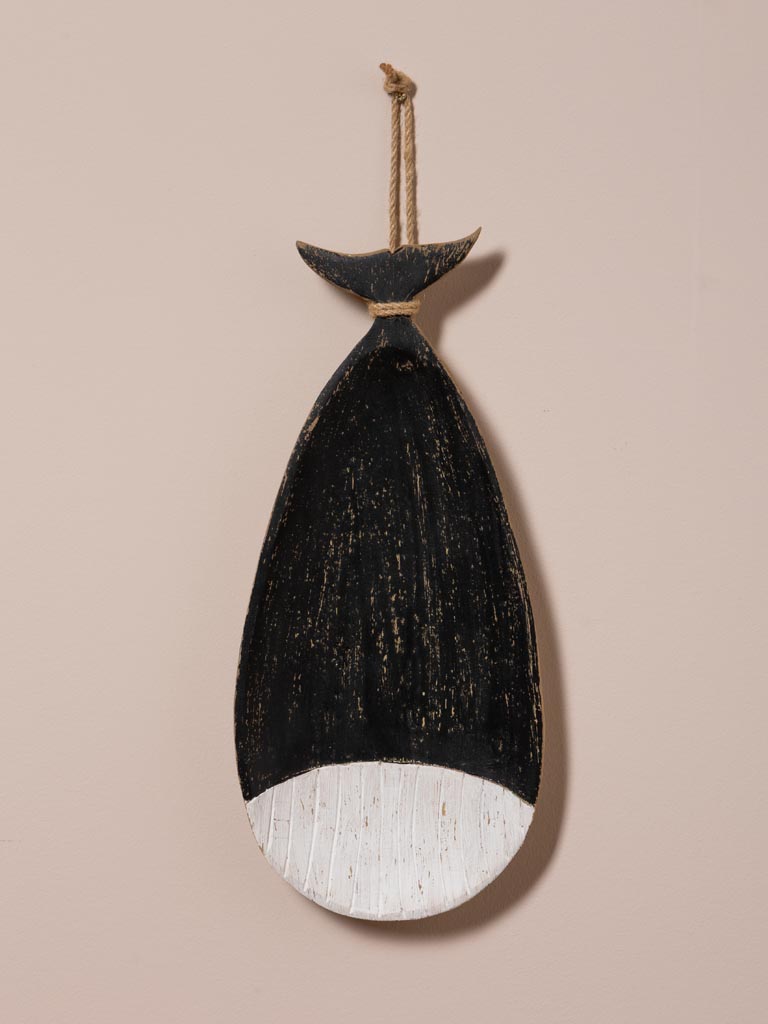 S/2 trinket tray black fish - 6