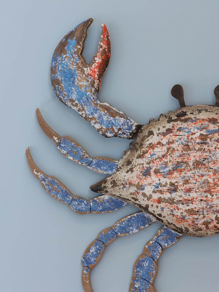 Crabe mural bleuté - 3