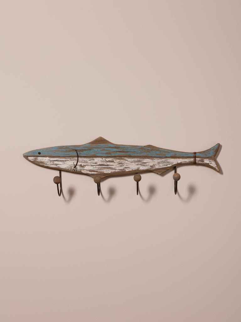 Porte manteau Requin 4 crochets - 1
