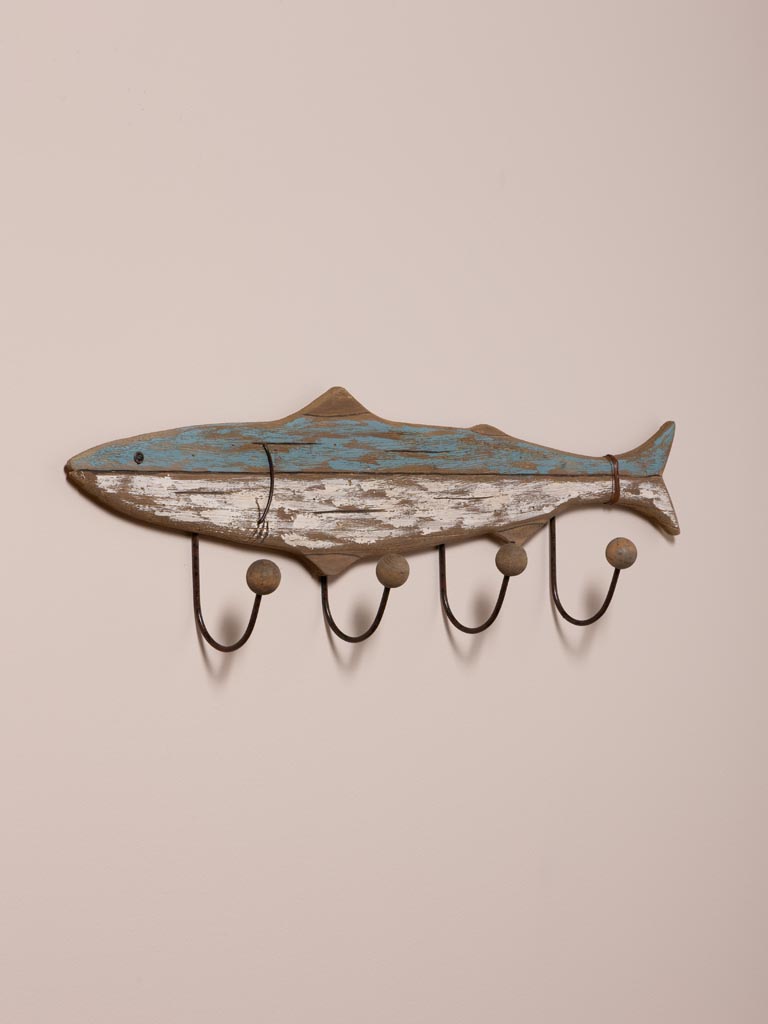 Porte manteau Requin 4 crochets - 4