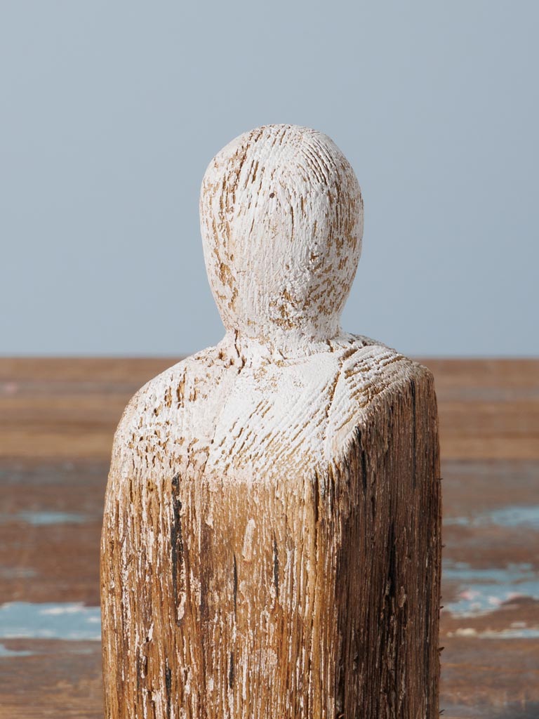 S/3 statuettes en bois Humanité - 5