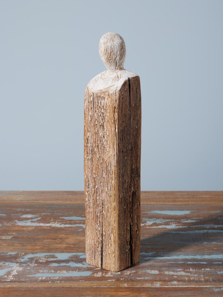 S/3 statuettes en bois Humanité - 8