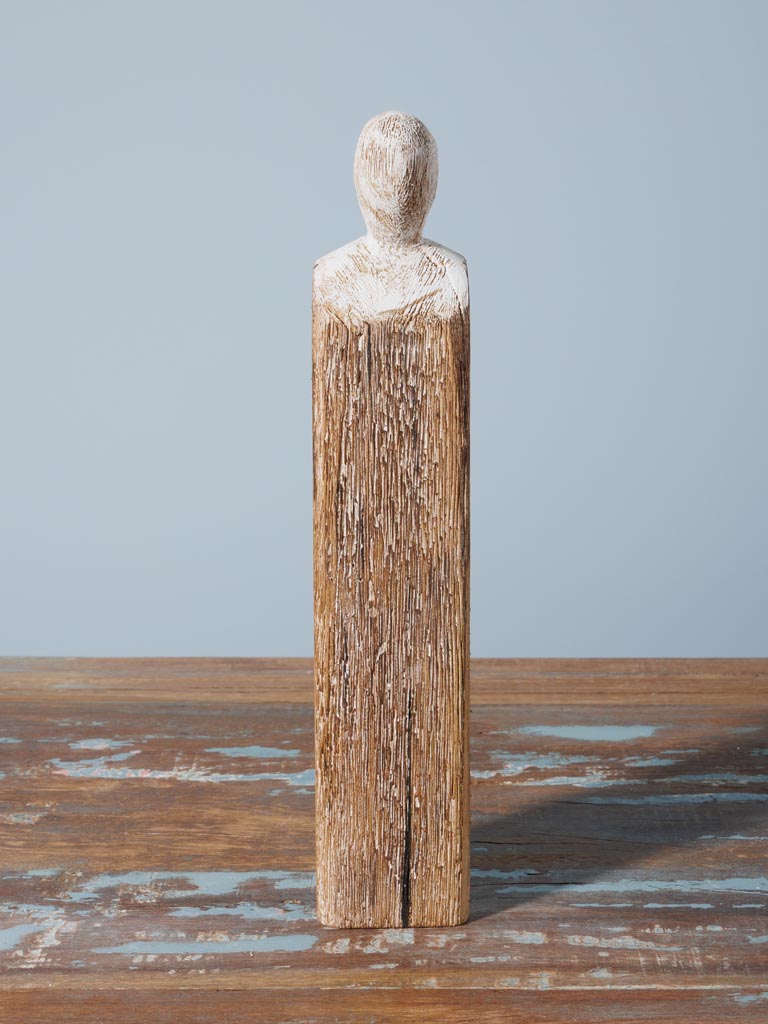 S/3 statuettes en bois Humanité - 6