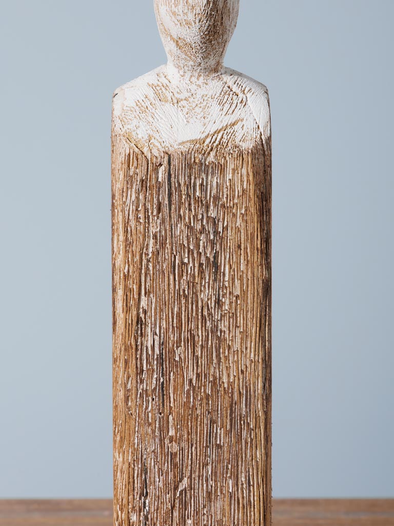 S/3 statuettes en bois Humanité - 11