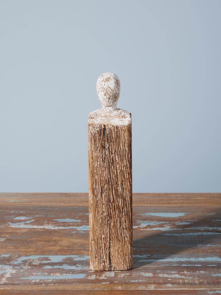 S/3 statuettes en bois Humanité - 2