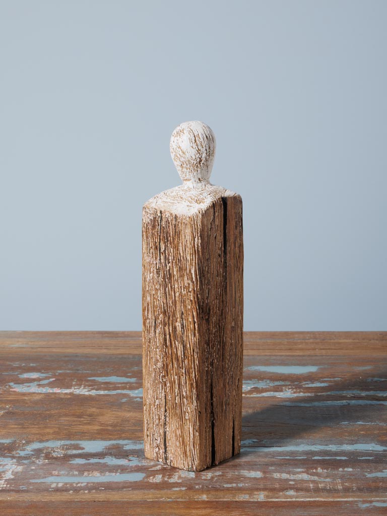 S/3 statuettes en bois Humanité - 3