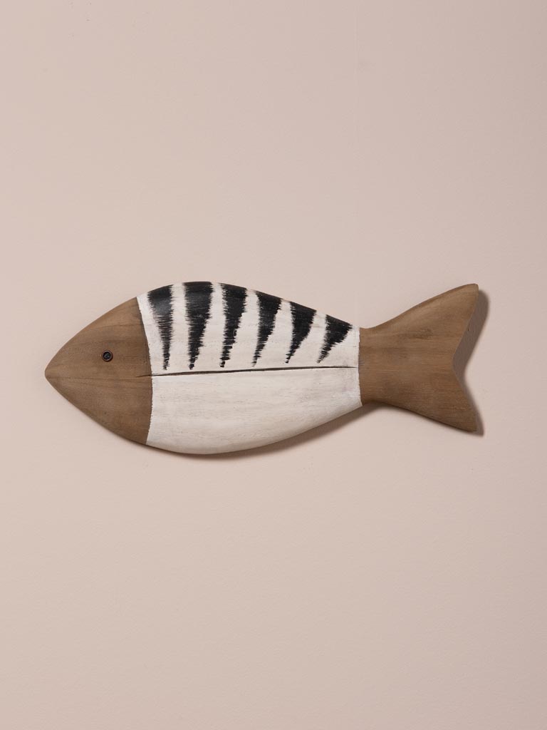 Wall decor black & white fish Atlantic - 1