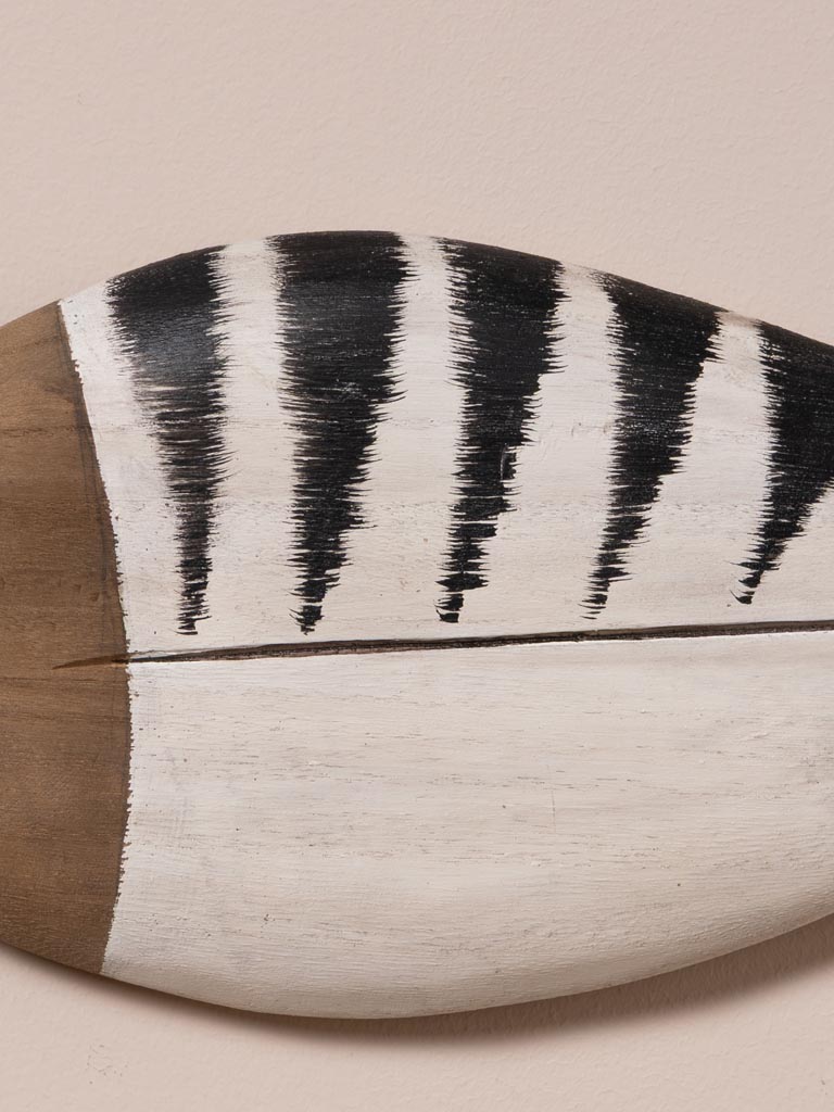 Wall decor black & white fish Atlantic - 3
