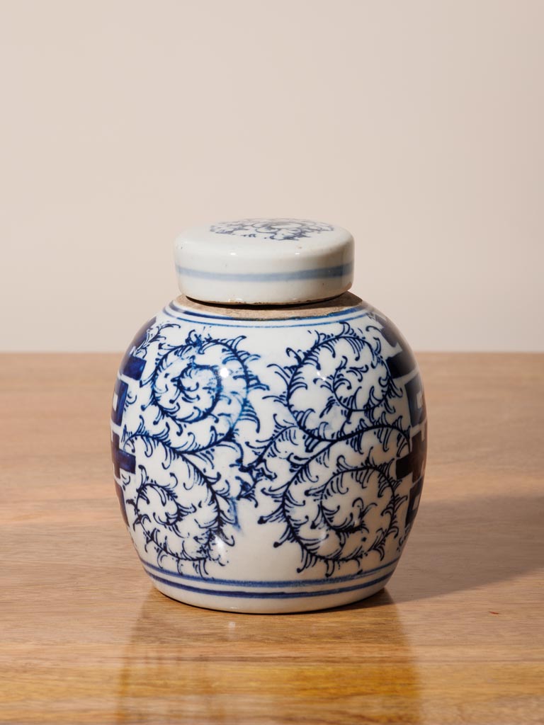 Urne chinoise en porcelaine symbole - 5