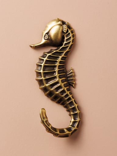 Metal seahorse hook
