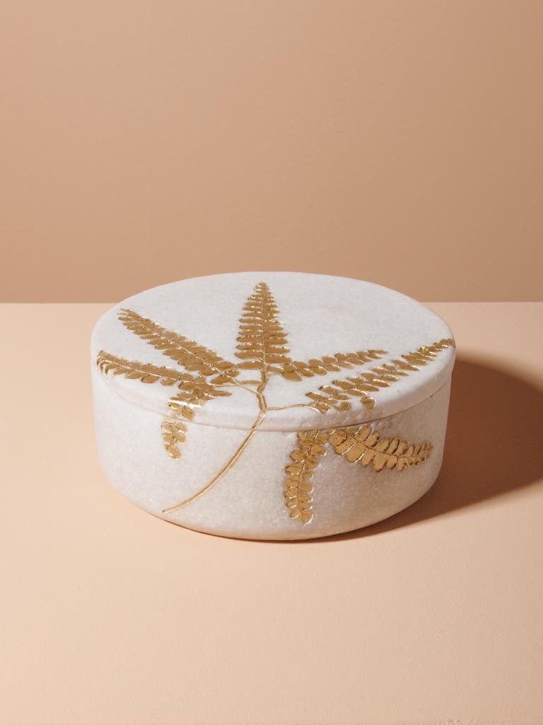 Box golden ferns with mirror - 3