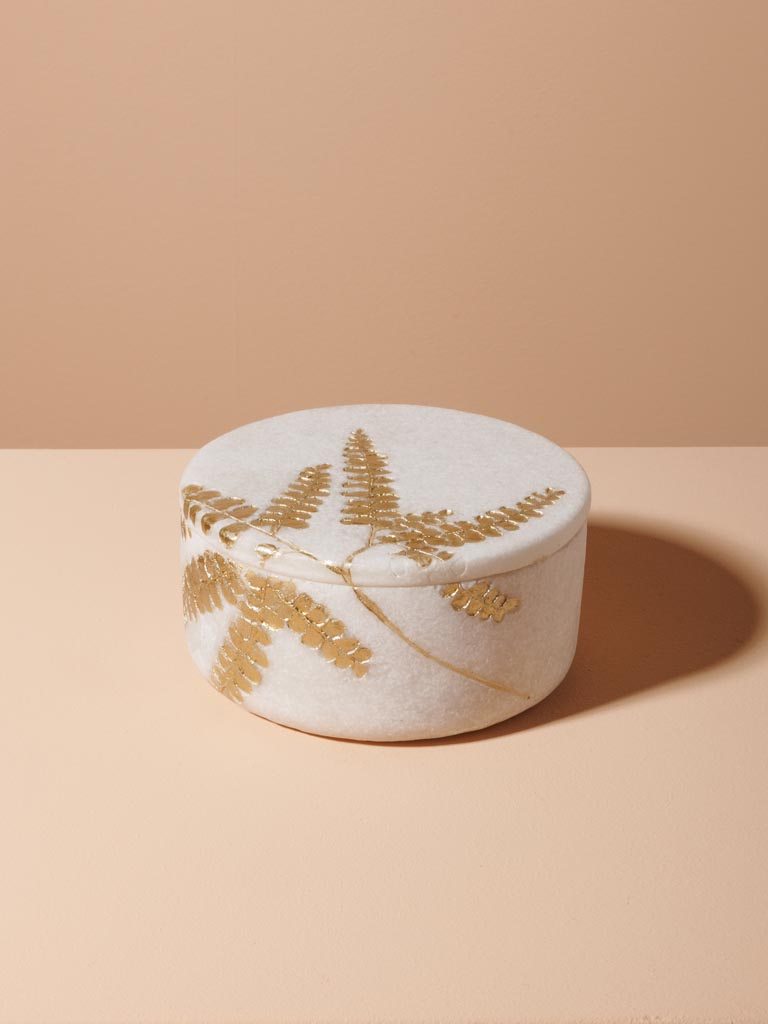 Box golden ferns with mirror - 4