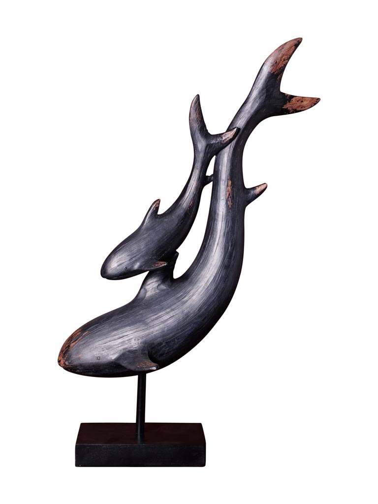 Black fishes on base - 2