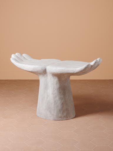 Hands side table Peace