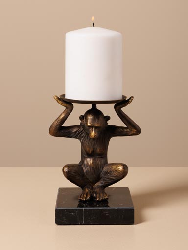 Candle holder Monkey