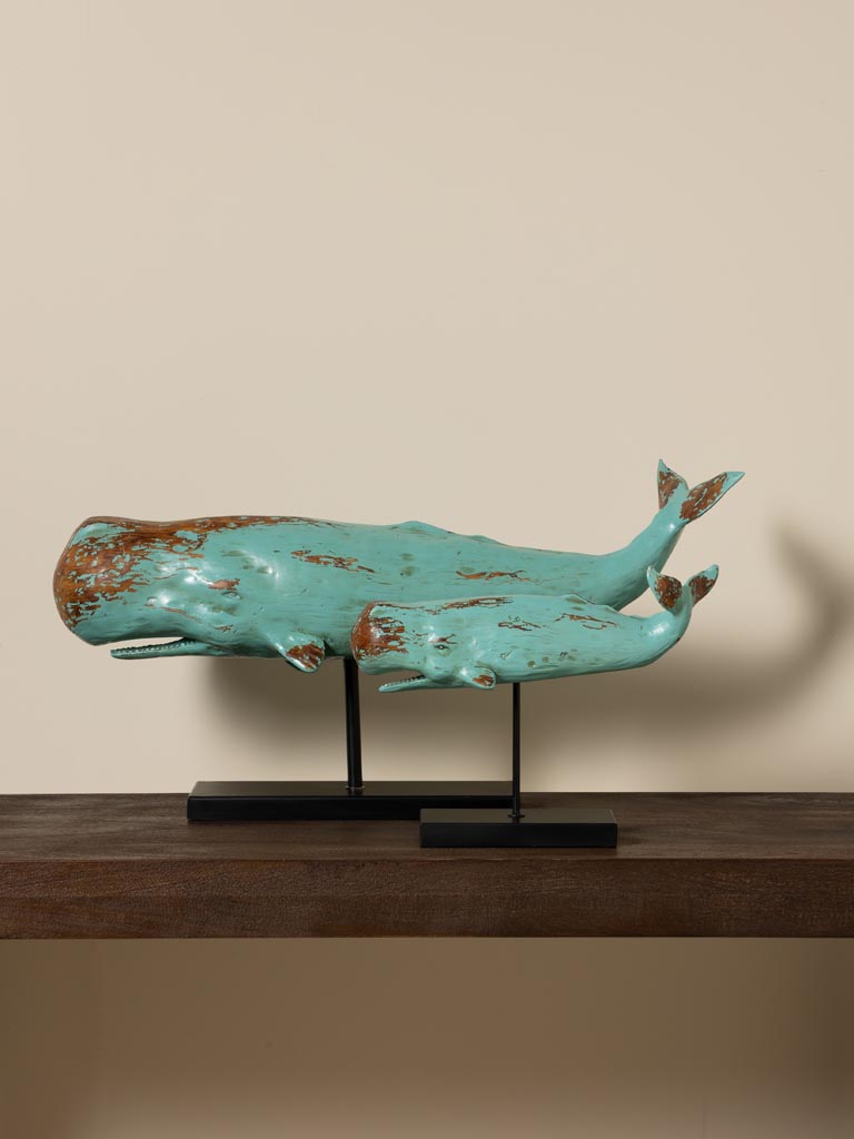 Ocean whale on stand - 3