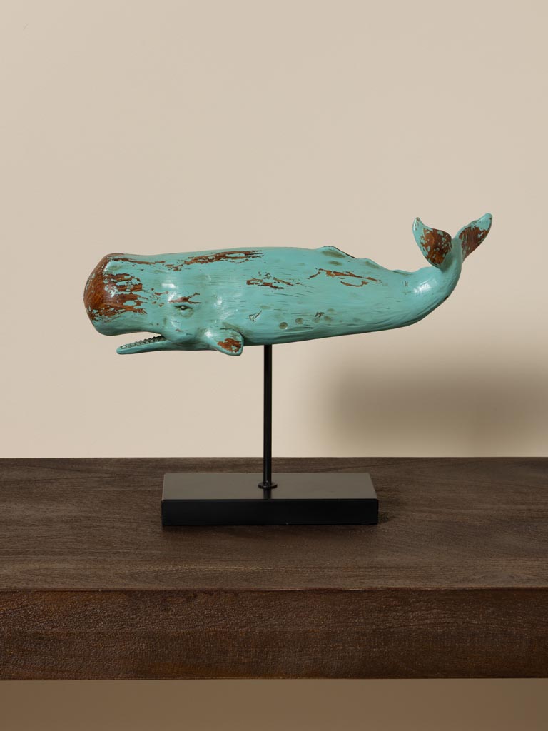 Small ocean whale on stand - 1
