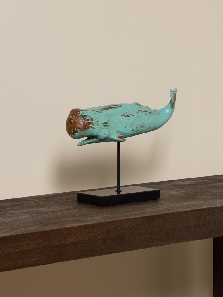 Small ocean whale on stand - 3