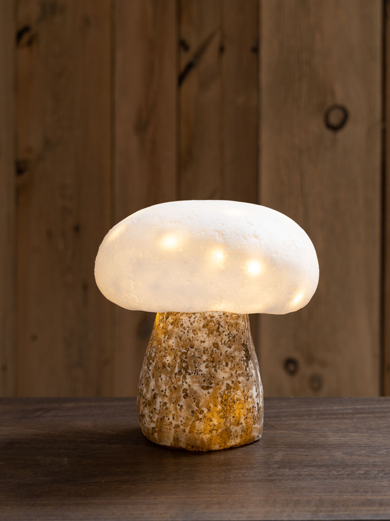 Table lamp mushroom with LED garland - 1