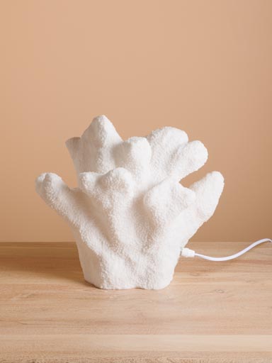 Table lamp coral elkhorn