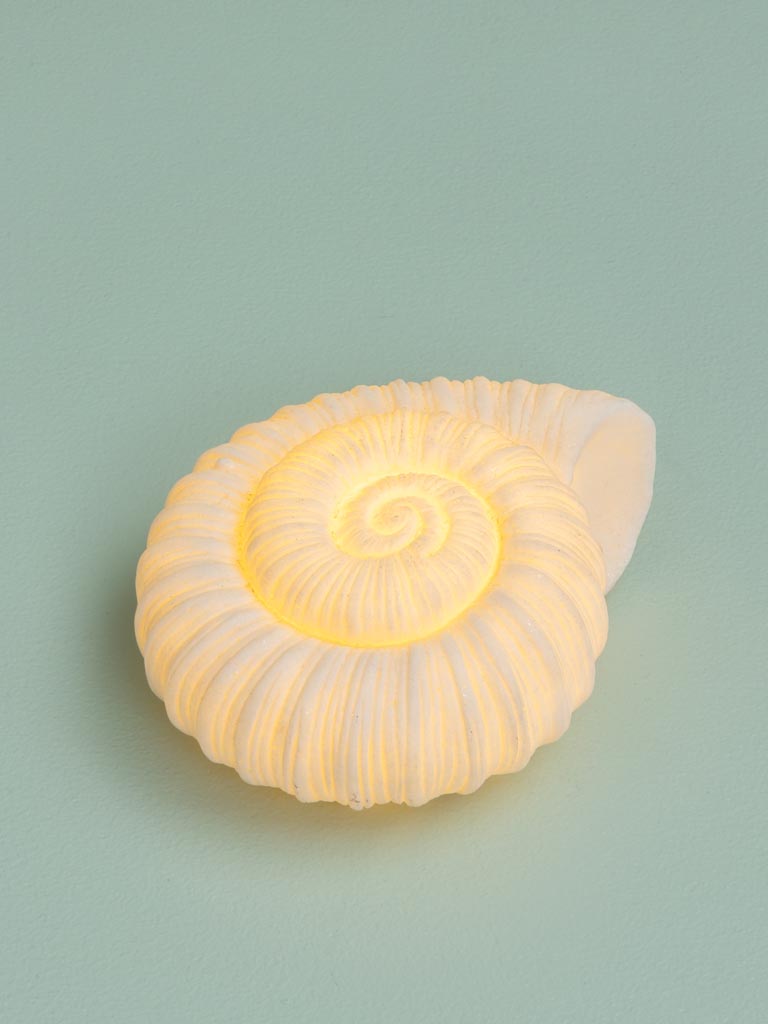 Lampe coquillage sur piles - 3