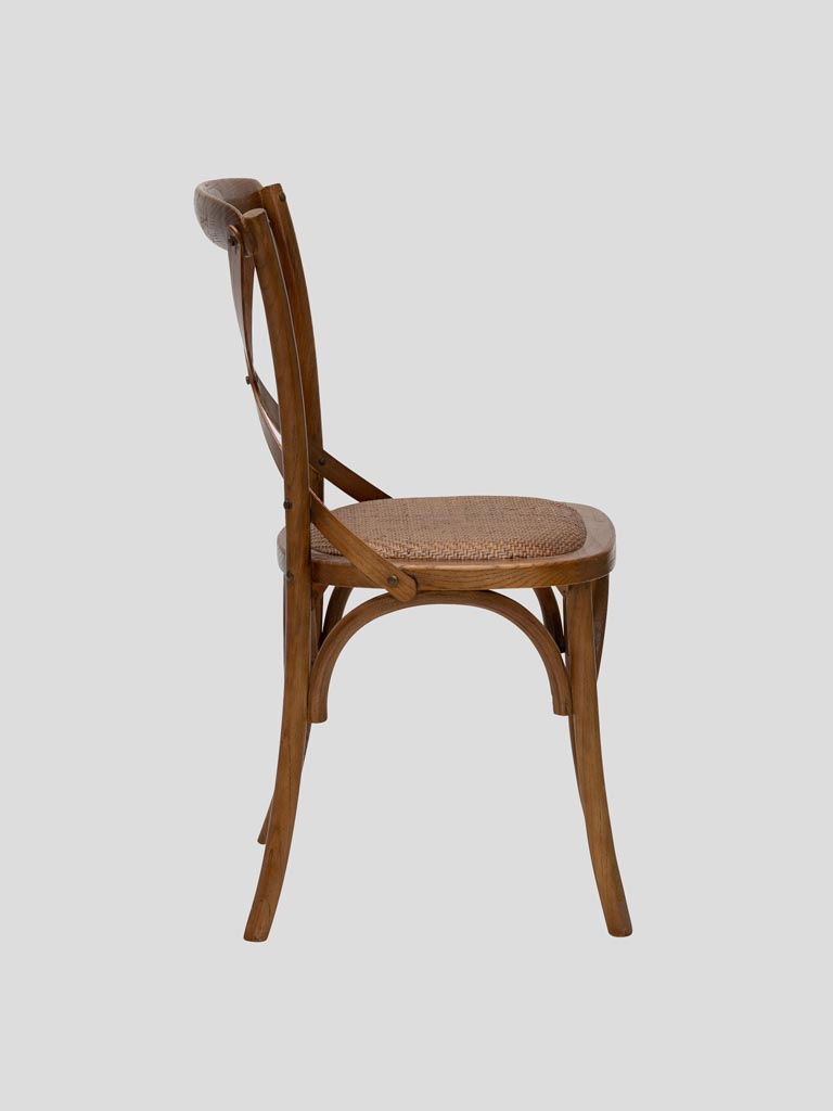 Cross back chair Lob Jardin - 4