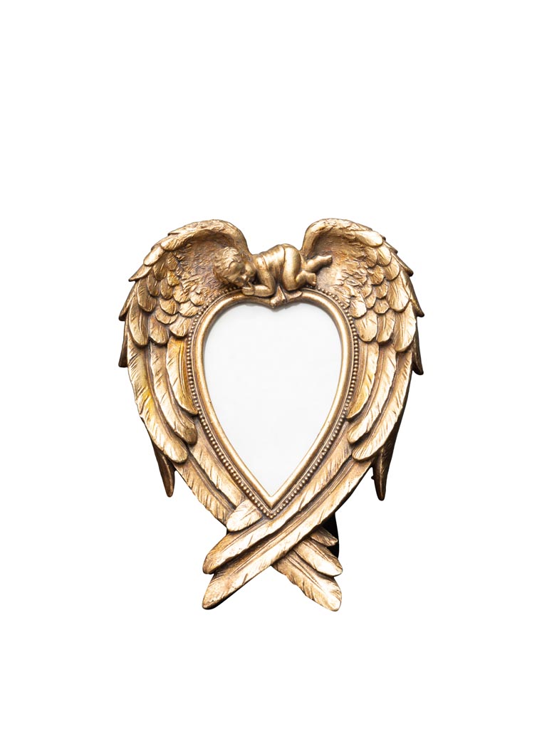 Photo frame golden angel wings (10x15) - 2
