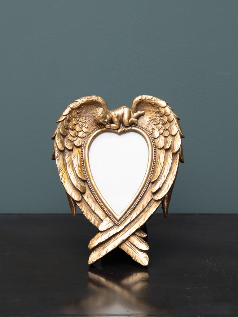Photo frame golden angel wings (10x15) - 1