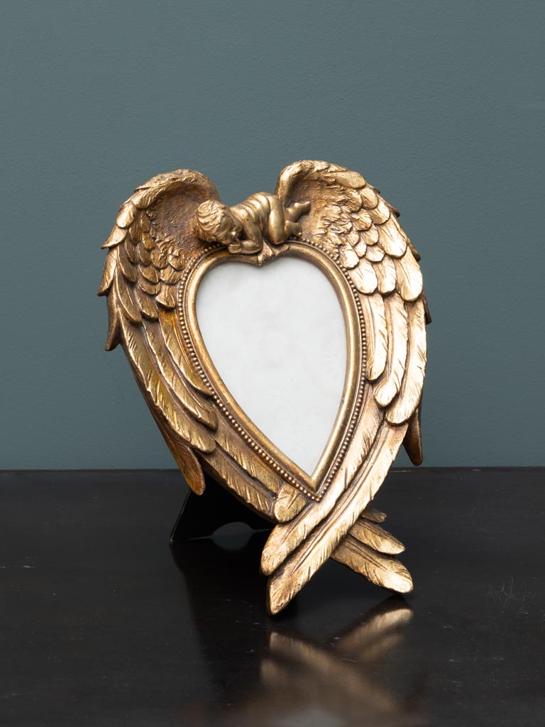 Photo frame golden angel wings (10x15) - 3