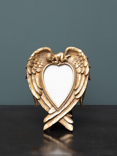 Photo frame golden angel wings (10x15)