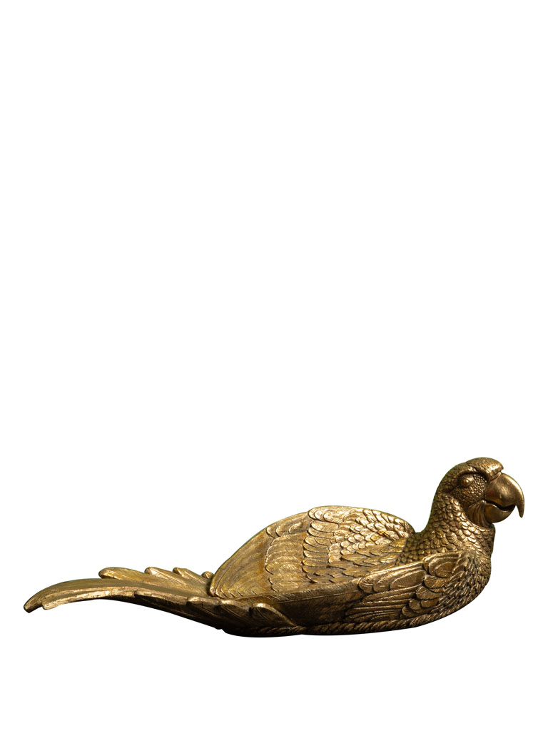 Large golden parrot tray - 2