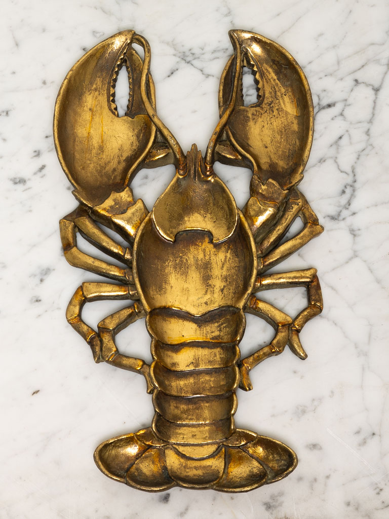 Golden lobster tray - 1