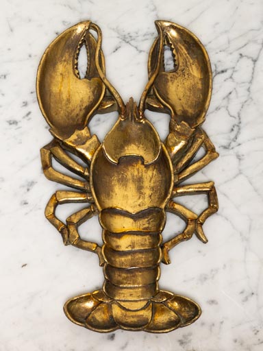 Golden lobster tray
