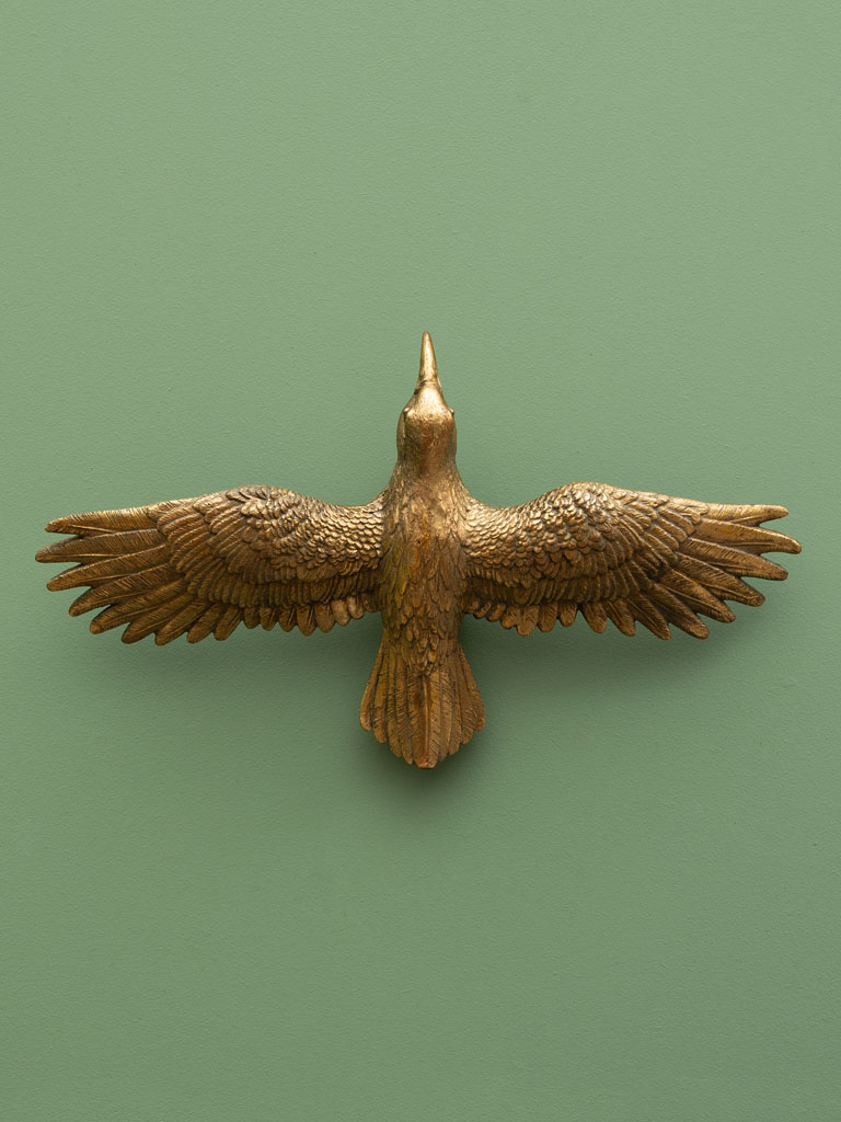 Wall flying golden bird - 1