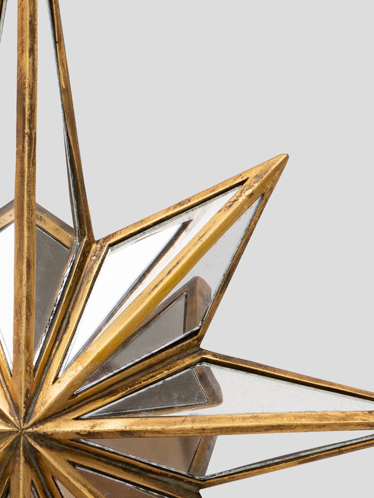 Mirrored wall star Compass - 2