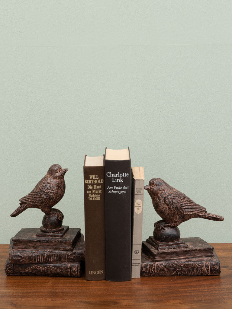 Serre-livres oiseaux - 1
