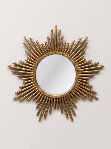 Golden mirror Halo bamboo style pipes