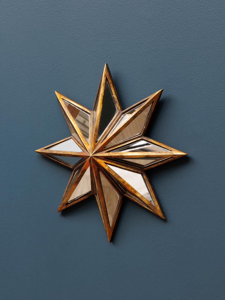 Mirrored wall star Rose des vents - 3