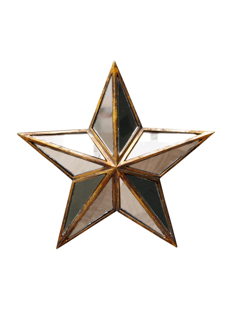 Small mirrored wall star - 2