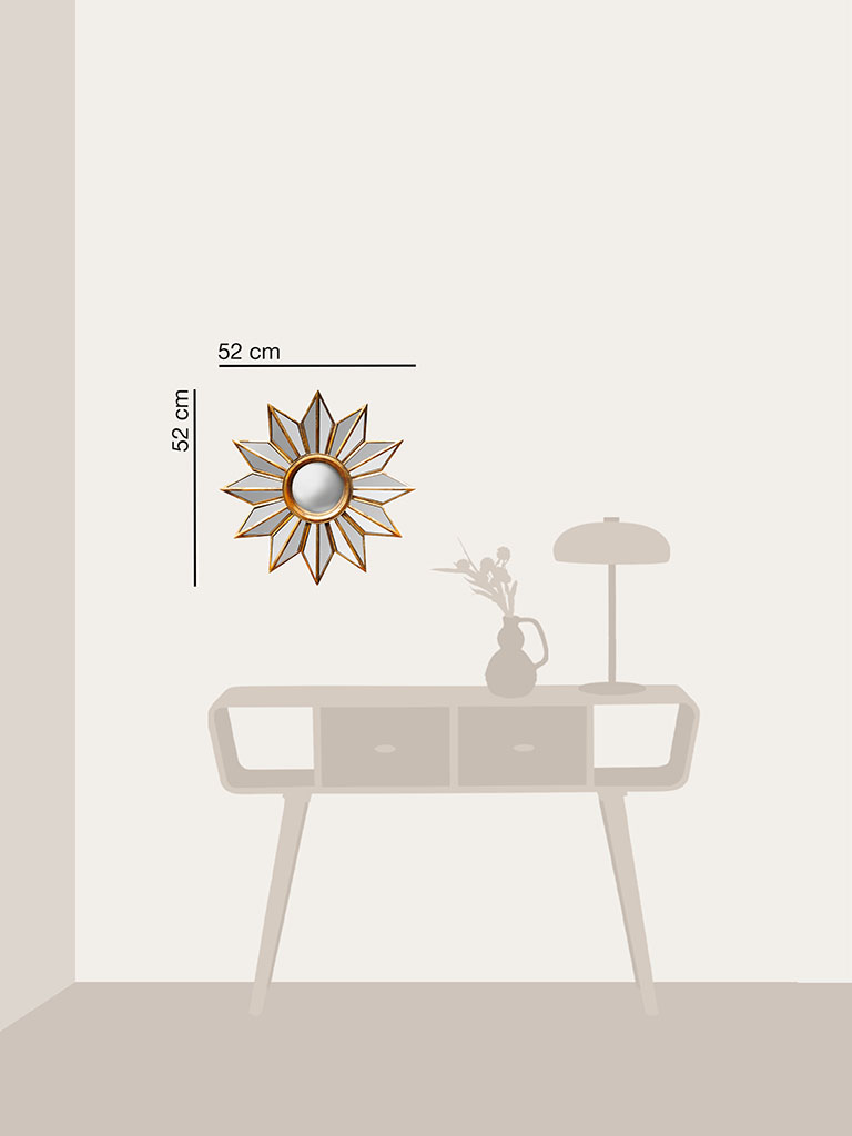 Convex mirror Flowery sun - 4