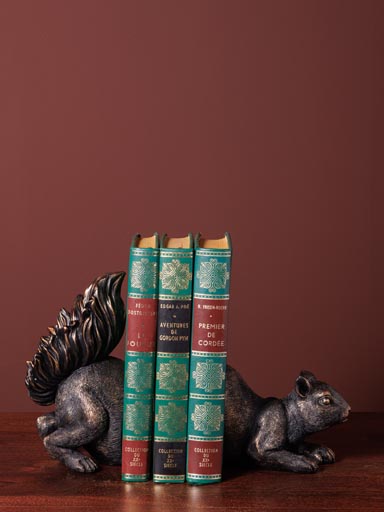 Bookends squirrel on the look out