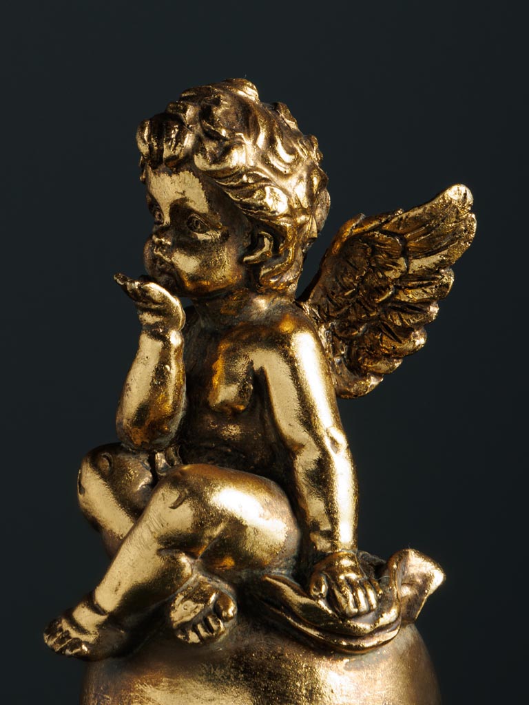 Angelot vieil or assis - 4