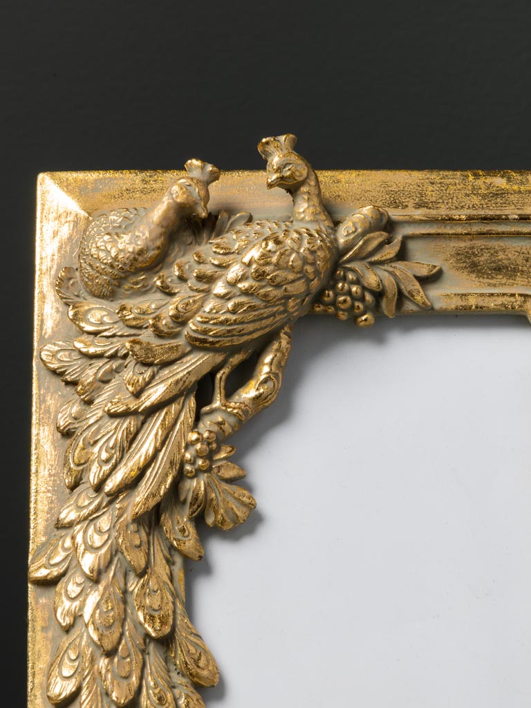Photo frame golden peacock (15x10) - 4
