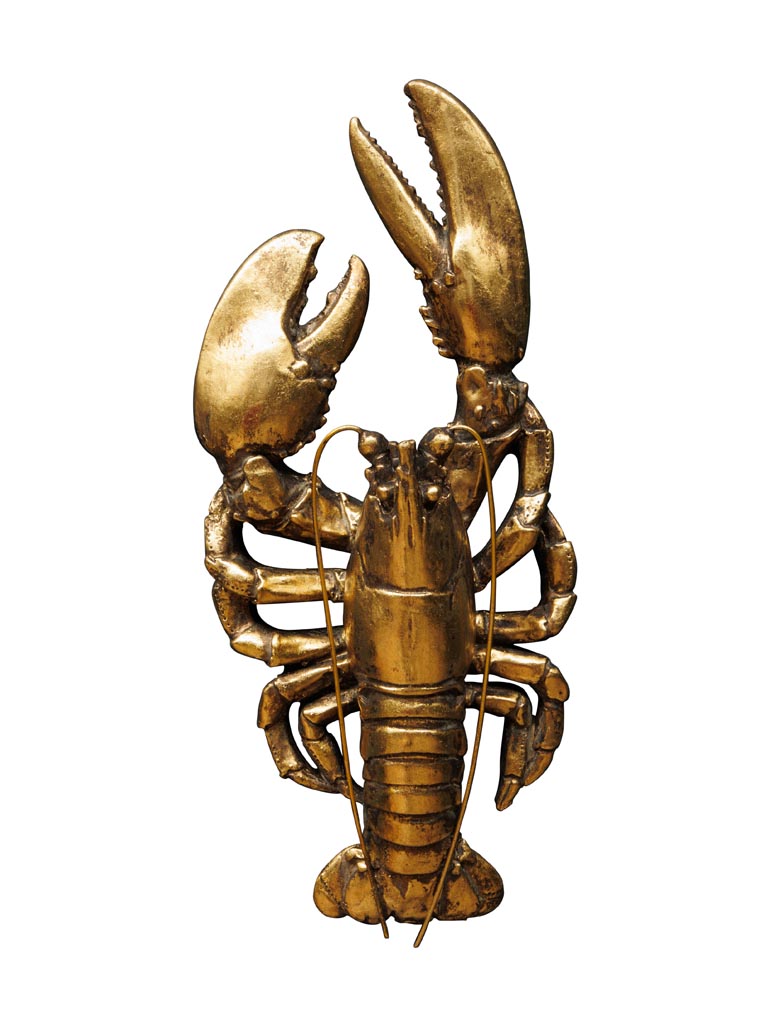 Homard doré déco murale - 2