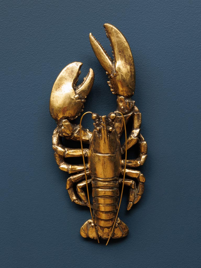 Homard doré déco murale - 1