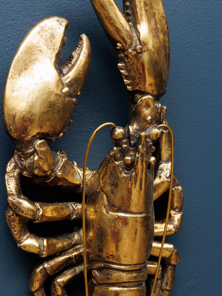Homard doré déco murale - 4