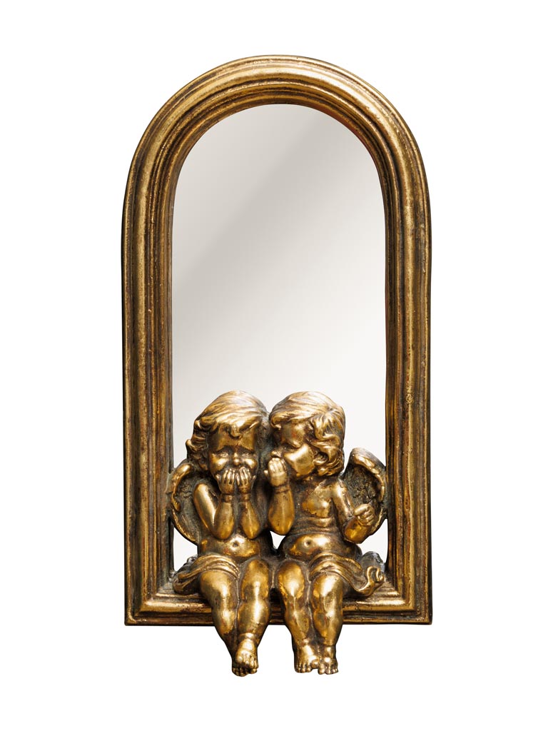 Mirror with cheerful angels - 2