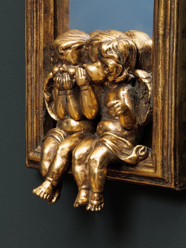Mirror with cheerful angels - 3